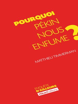 cover image of Pourquoi Pékin nous enfume ?